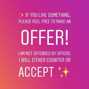 Make an offer if you like something! 😊